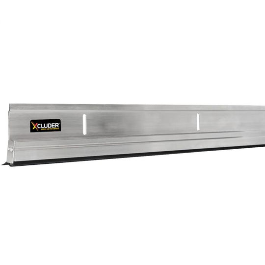 Versa-Line Rodent Proof Door Sweeps, Mill Finish, No Cover - For Gaps Up To 1.75"